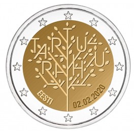 2 euro Estonie 2020 commémorative Tartu