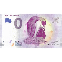 Billet 0 euro Sea Life - Paris 2019