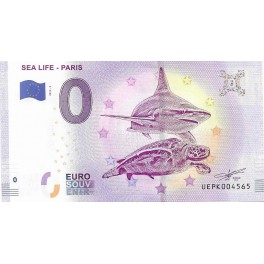 Billet 0 euro Sea Life 2 - Paris 2019
