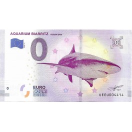 Billet 0 euro aquarium Biarritz requin gris  2019