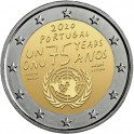 2 euro Portugal 2020 commémorative Nations unies