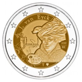 2 euro Belgique 2020 commémorative Jan Van Eyck BE