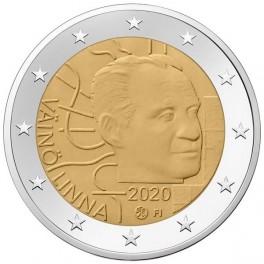 2 euro Finlande 2020 commémorative Vaino Linna