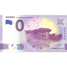 Billet 0 euro souvenir 2021 - 29 GOUEZEC 29 -
