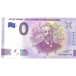 Billet 0 euro souvenir 2021 - JULES VERNE