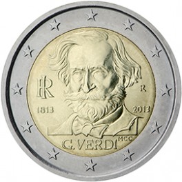 2 euro Italie 2013 commémorative Verdi