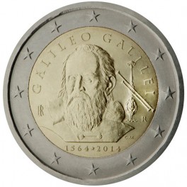 2 euro Italie 2014 commémorative Galiléo