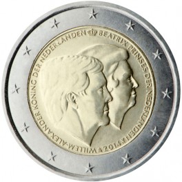 2 euro Pays-Bas 2014 commémorative