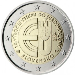 2 euro Slovaquie 2014 commémorative