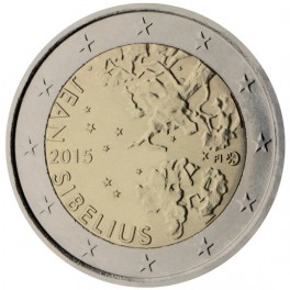 2 euro Finlande 2015 commémorative Sibélius