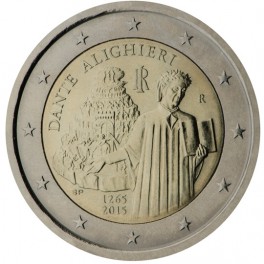 2 euro Italie 2015 commémorative Dante Alighieri