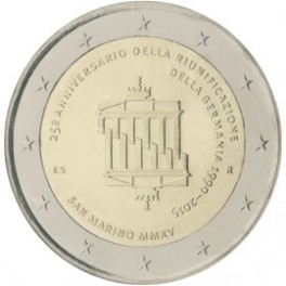 2 euro Saint-Marin 2015 commémorative réunification