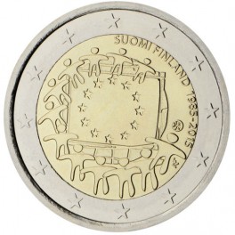 2 euro Finlande 2015 commémorative drapeau