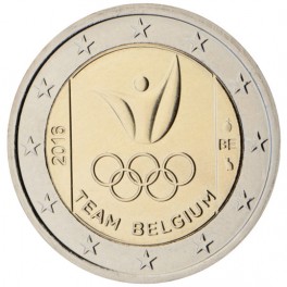 2 euro Belgique 2016 commémorative JO de Rio