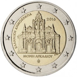 2 euro Grèce 2016 commémorative Arkadi