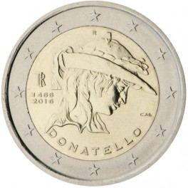 2 euro Italie 2016 commémorative Donatello