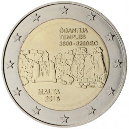 2 euro Malte 2016 commémorative Ggantija