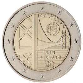 2 euro Portugal 2016 commémorative pont