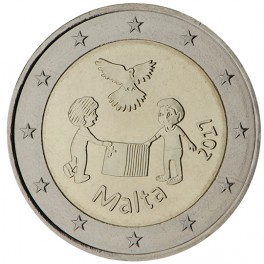 2 euro Malte 2017 commémorative paix