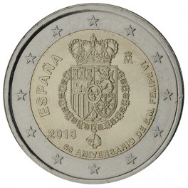 2 euro Espagne 2018 commémorative Felipe VI