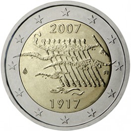 2 euro Finlande 2007 commémorative