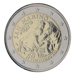 2 euro Saint-Marin 2018 commémorative Tintoretto