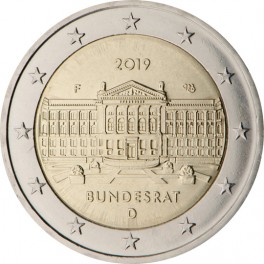 2 euro Allemagne 2019 commémorative Bundesrat (5 ateliers)