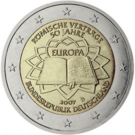2 euro Allemagne 2007 Traité de Rome (5 ateliers) commémorative