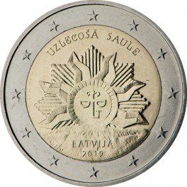 2 euro Lettonie 2019 commémorative 