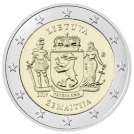 2 euro Lituanie 2019 commémorative la Samogitie
