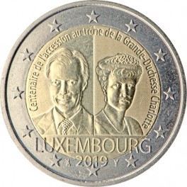 2 euro Luxembourg 2019 commémorative Charlotte