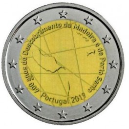 2 euro Portugal 2019 commémorative madère
