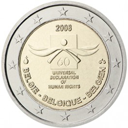 2 euro Belgique 2008 commémorative