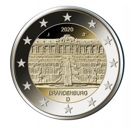 2 euro Allemagne 2020 commémorative Brandenburg (5 ateliers)