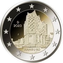 2 euro commémorative Allemagne 2023 hamburg