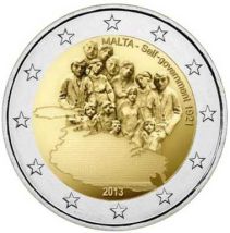 2 euro commémorative Malte 2013