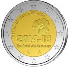 2 euro commémorative Belgique 2014