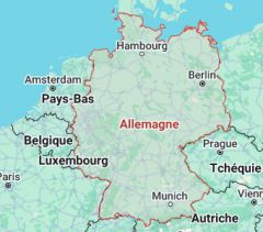 carte de l allemagne